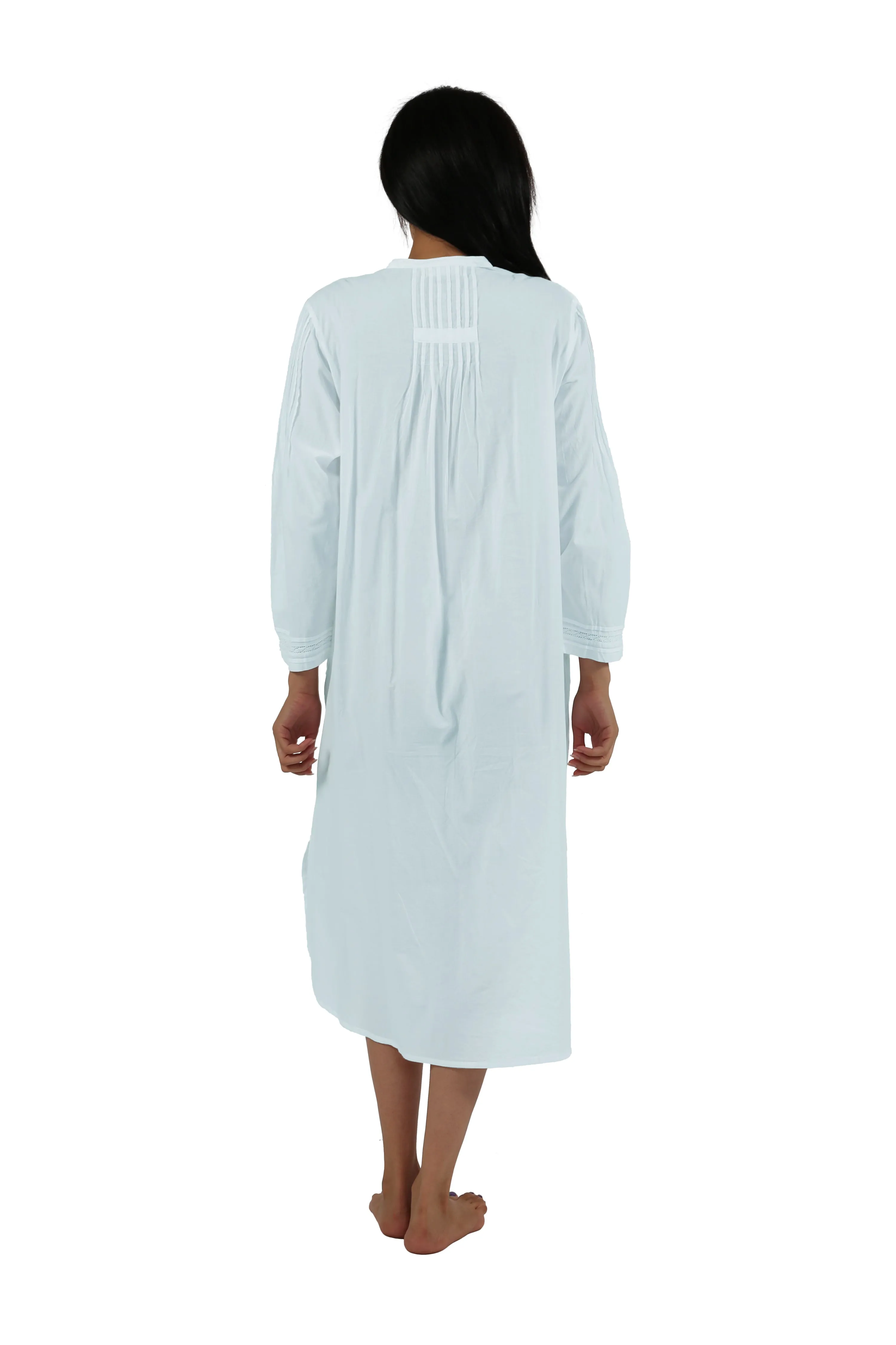 100% Cotton Long Sleeve Gown