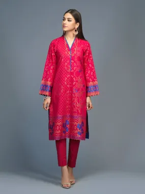 1pc Stitched Lawn Jacquard Shirt- Casual Pret (CP-00040)