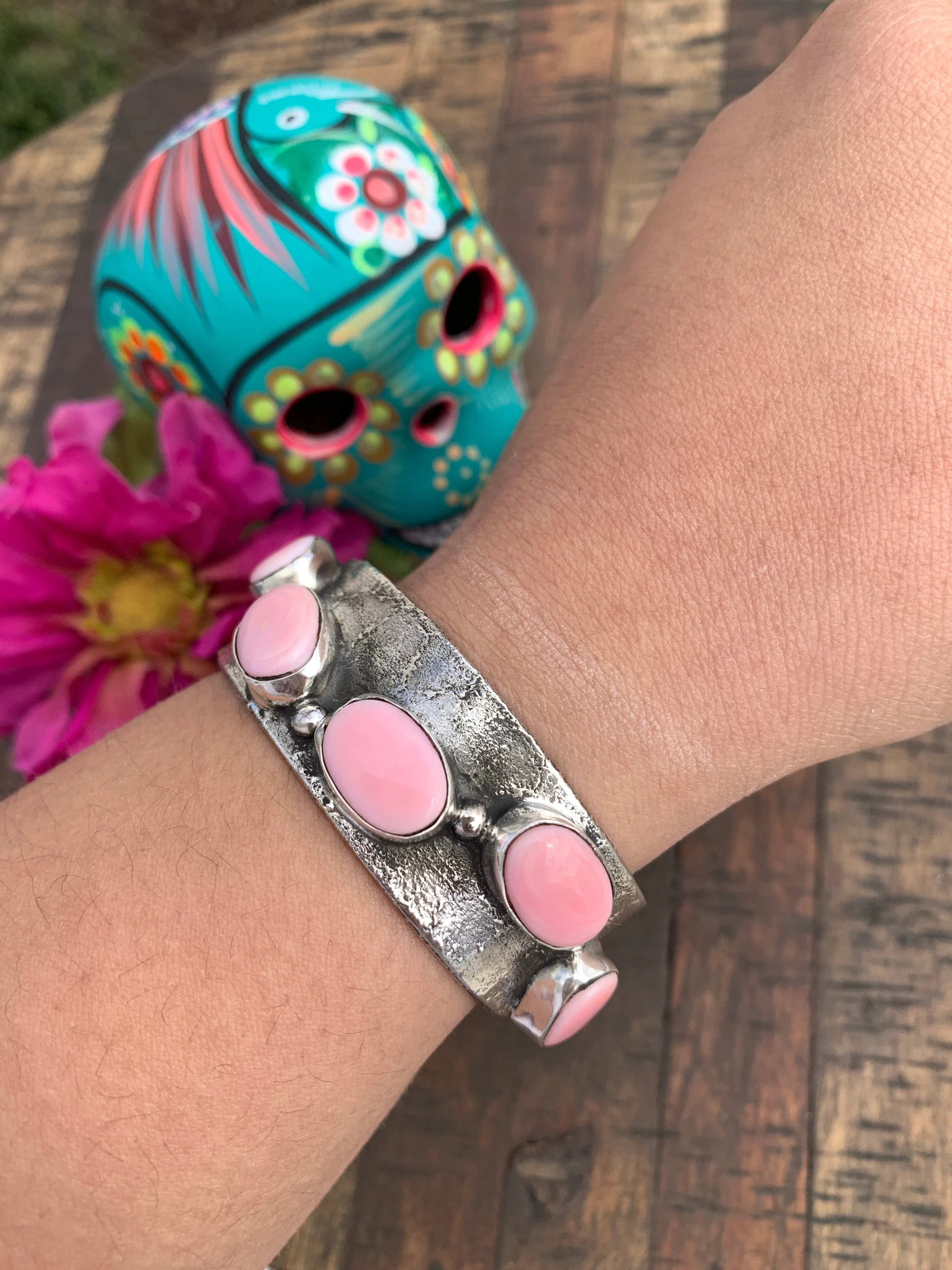 8 Stone "Cotton Candy" Cuff