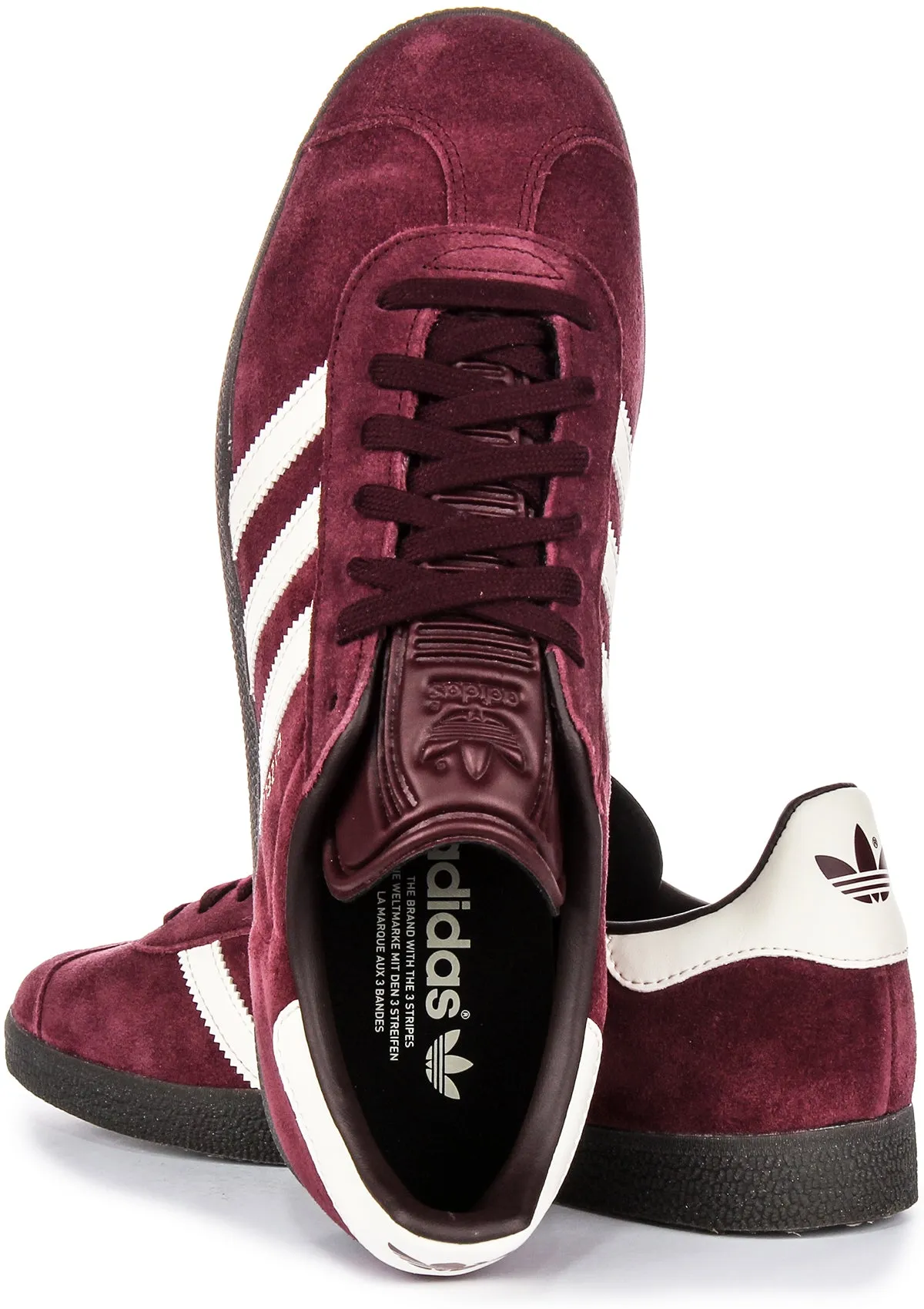 Adidas Gazelle In Maroon For Men