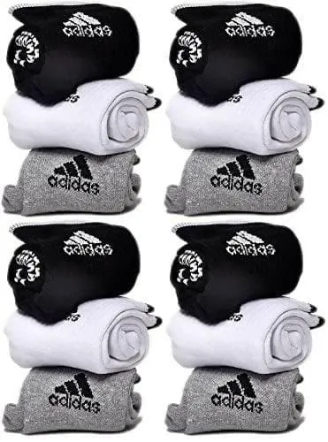 ADIDAS Men's Premium Ankle Socks (12- pack)