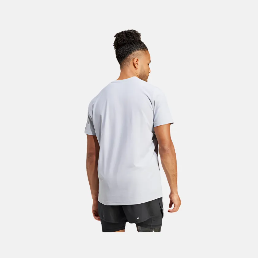 Adidas Own The Run Men Running T-Shirt -Halo Silver