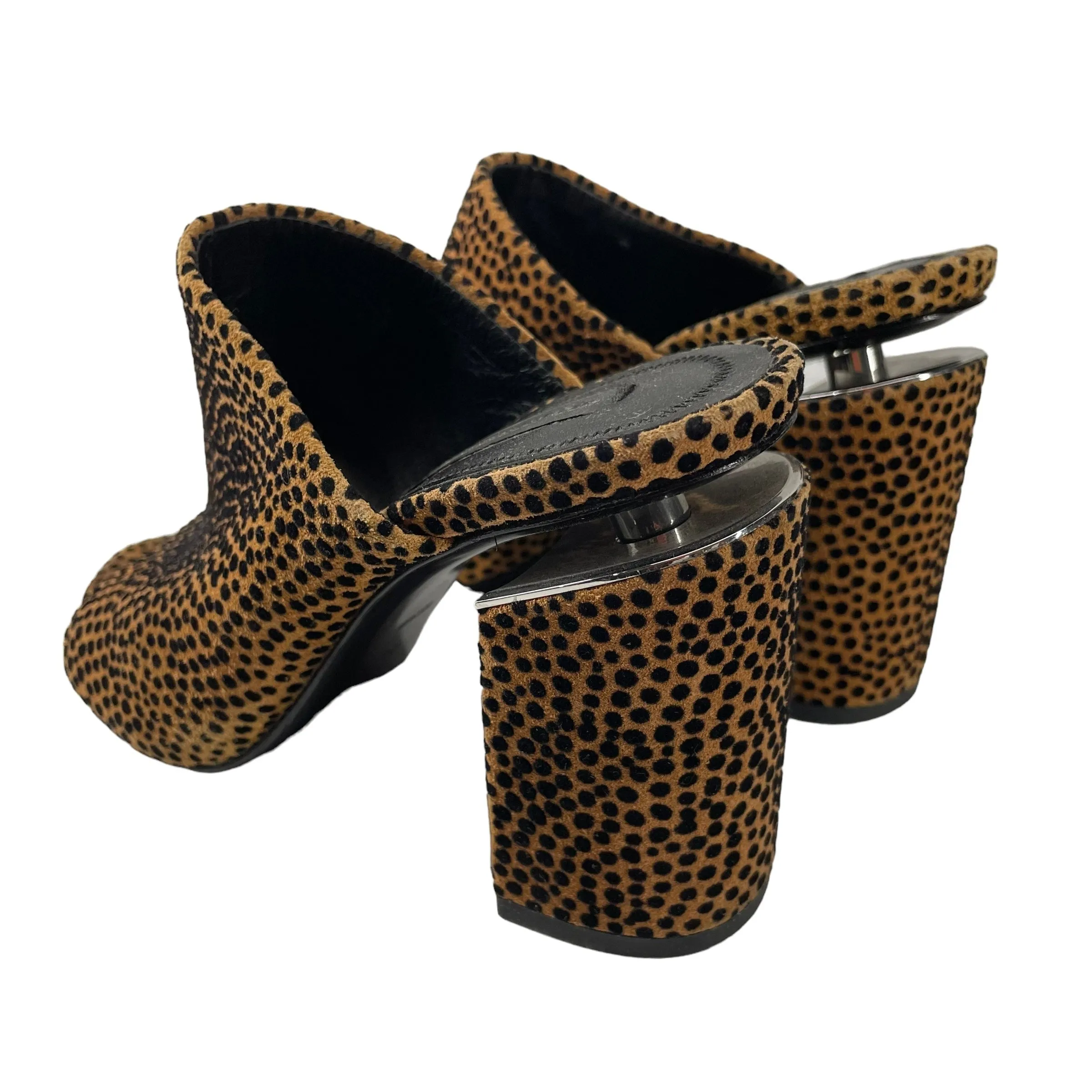 Alexander Wang/Ankle Boots/EU 38/Animal Pattern/Fur/BRW/CUT HEEL