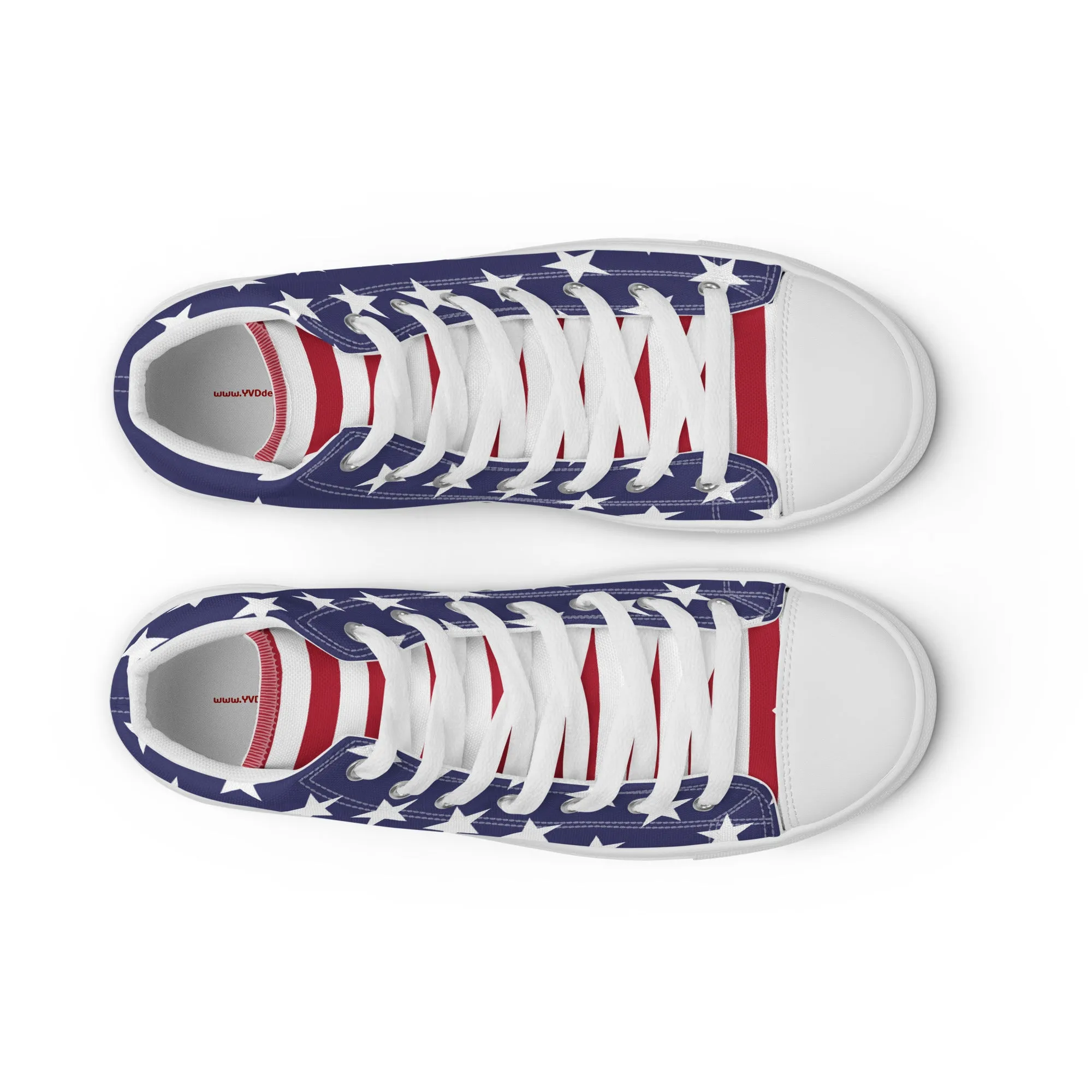 American Flag High Top Sneakers For Women