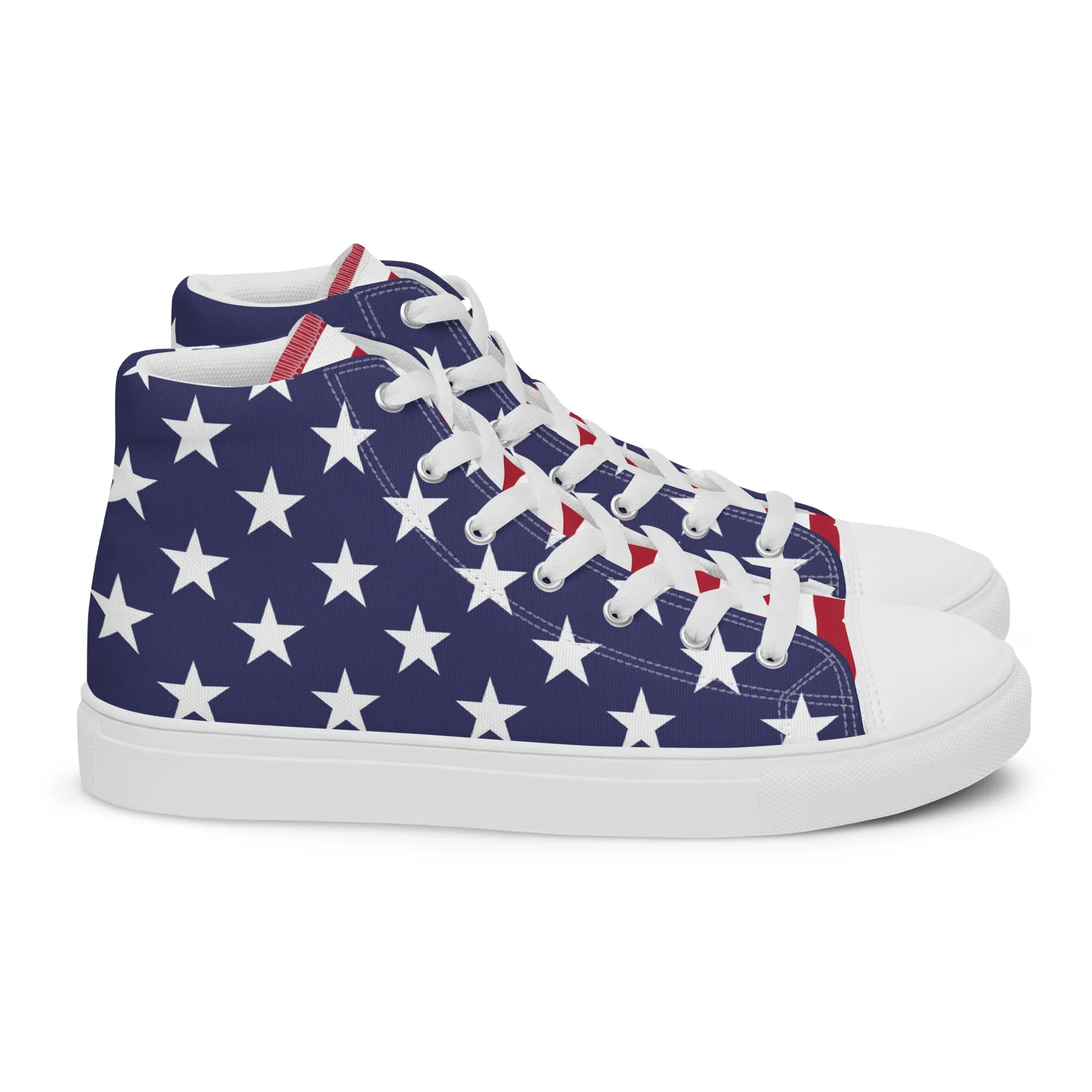 American Flag High Top Sneakers For Women