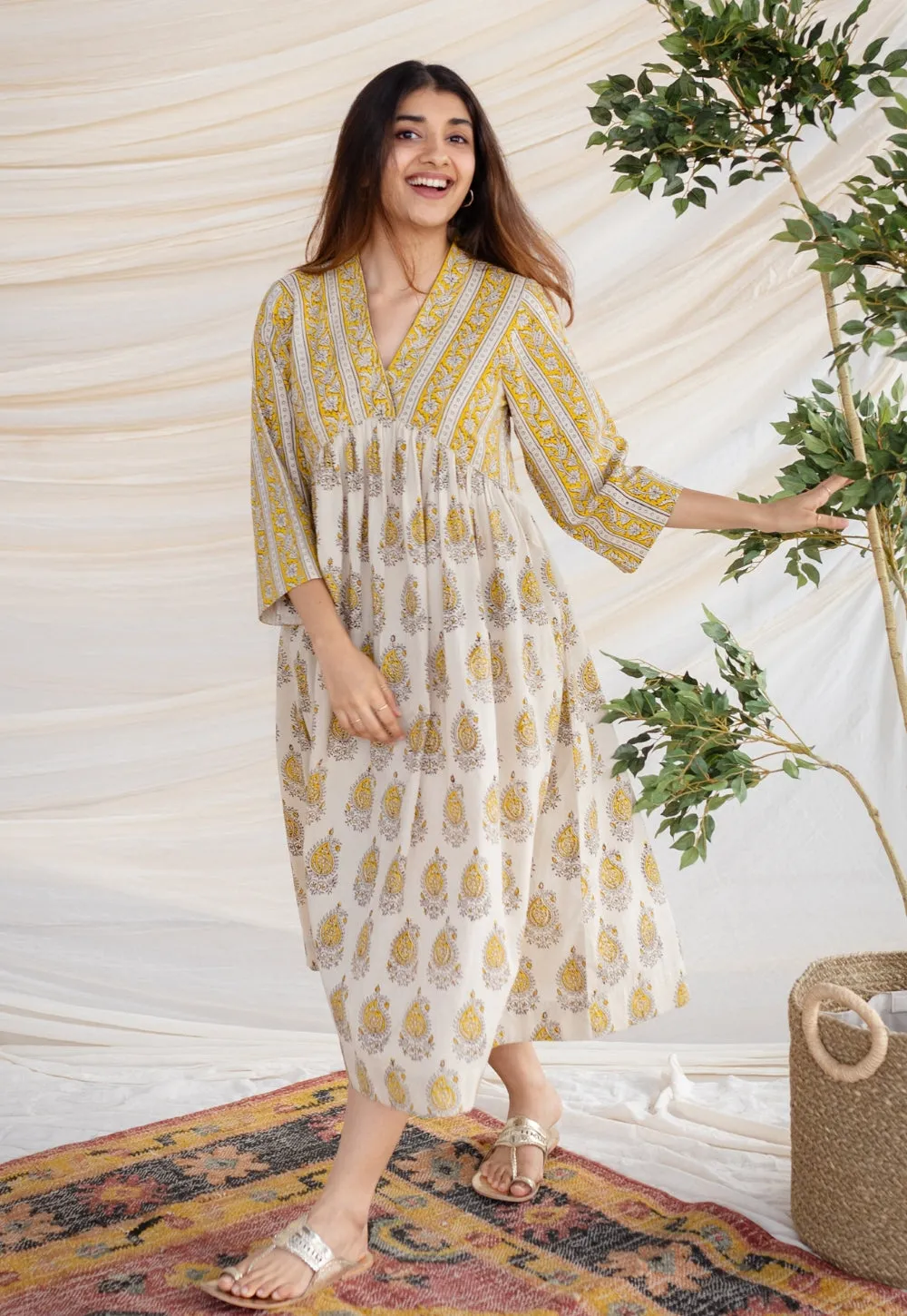 Anaisha Bagru Cotton Dress