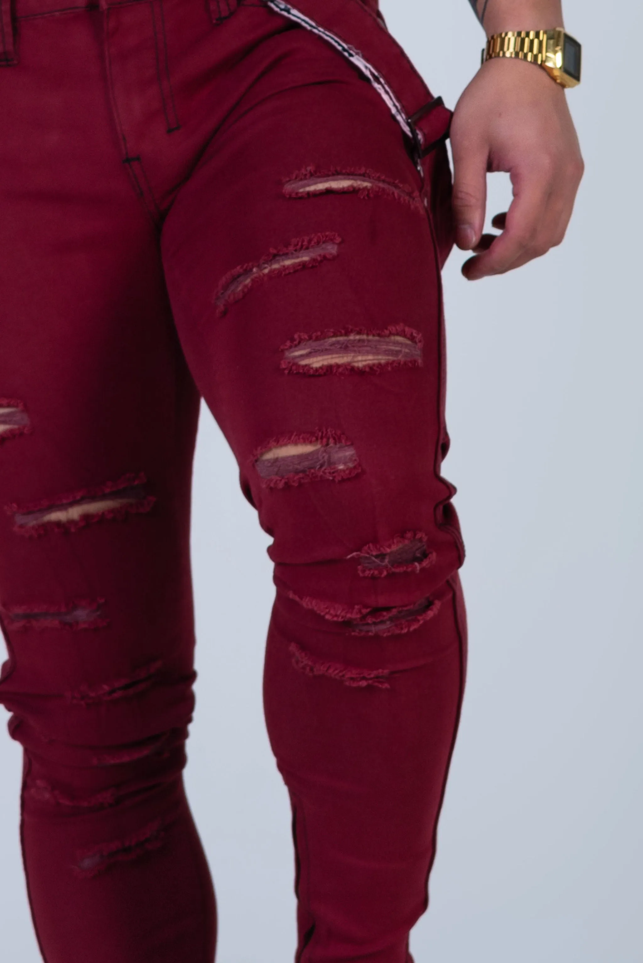 ANDY CHERRY HAND-ABRADED JEAN