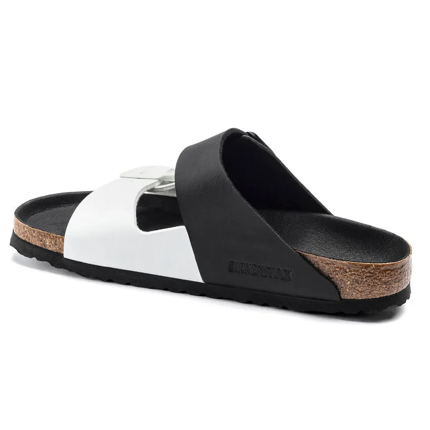 Arizona Split Birko-Flor Black/White (men)