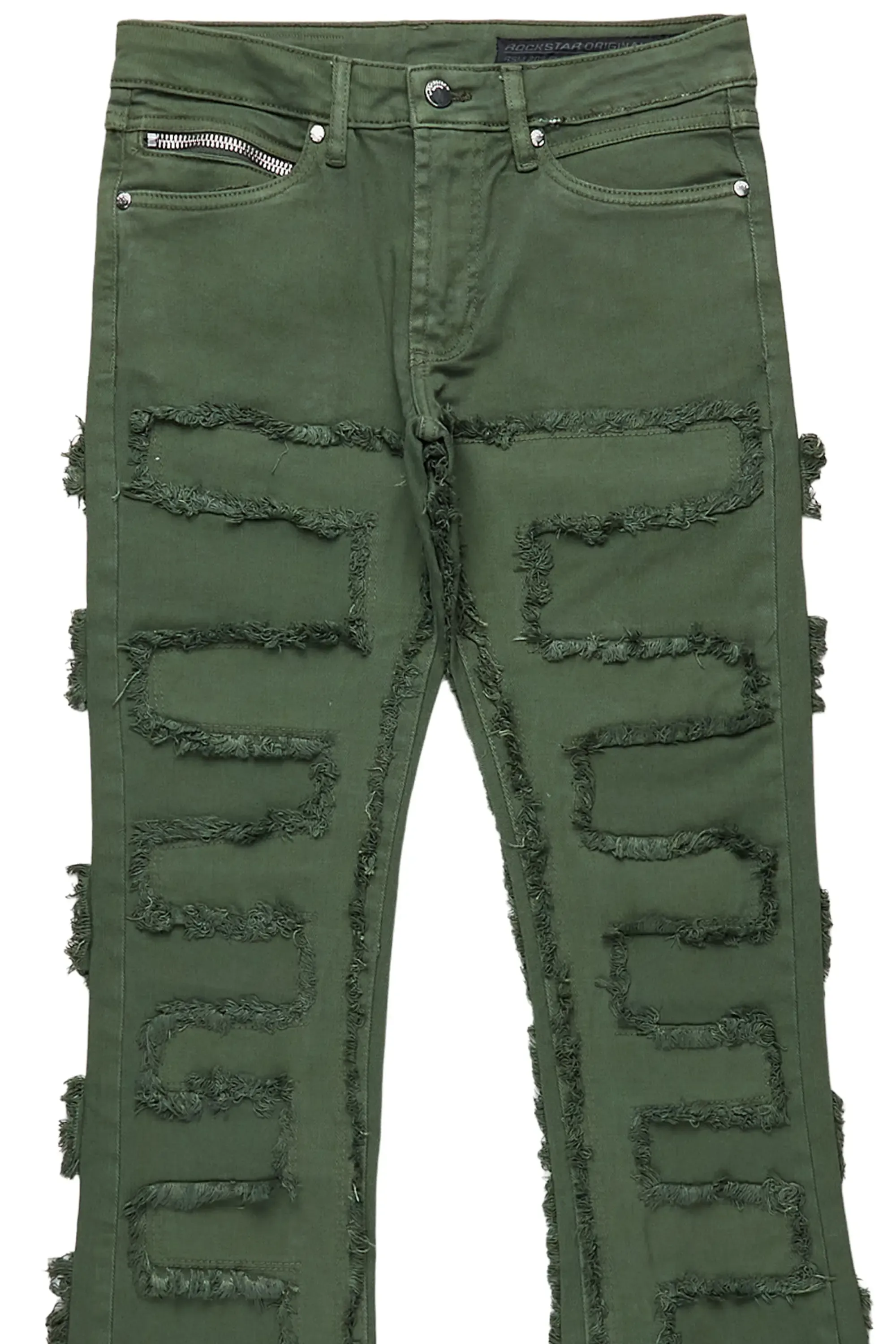 Arne Green Stacked Flare Jean