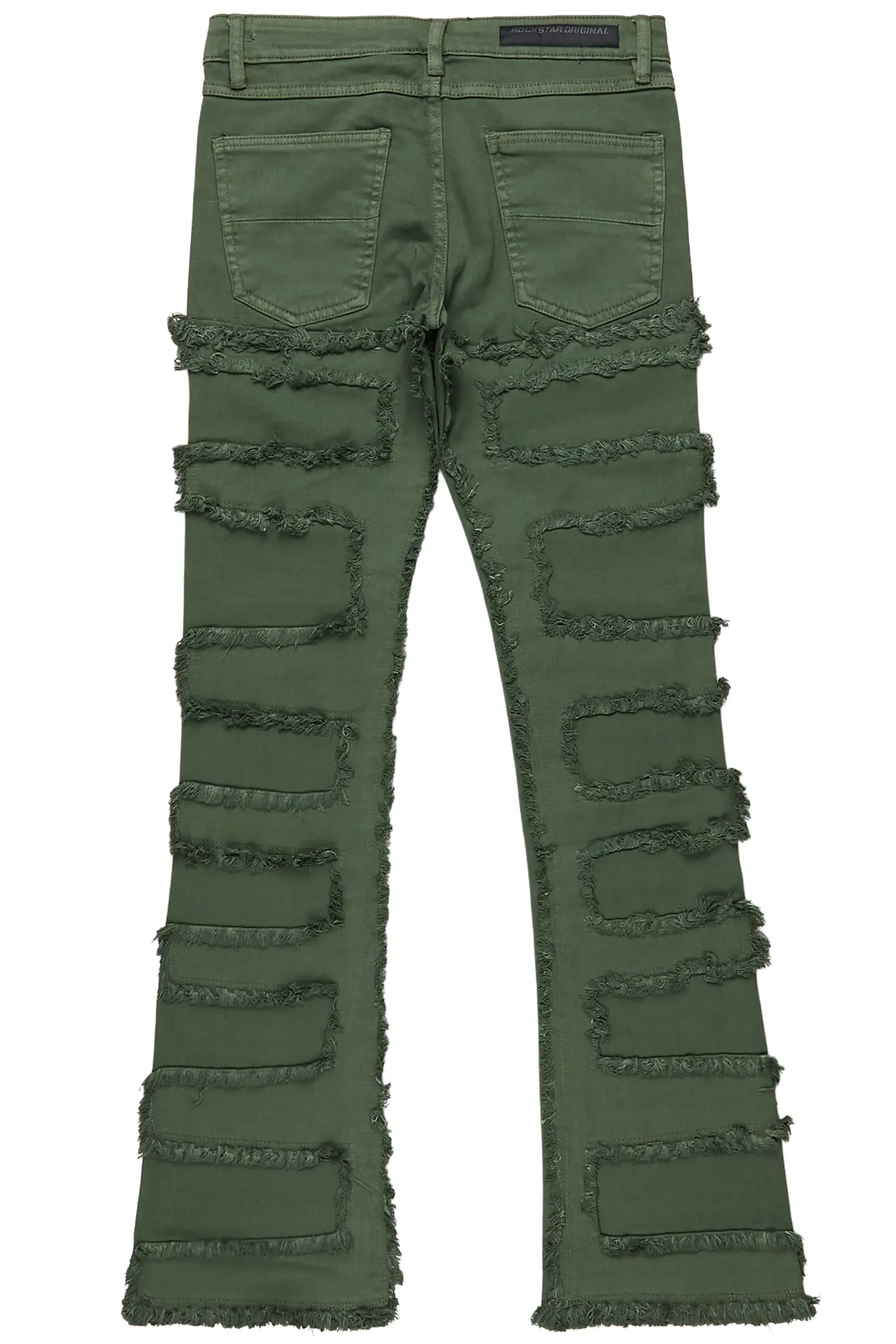 Arne Green Stacked Flare Jean