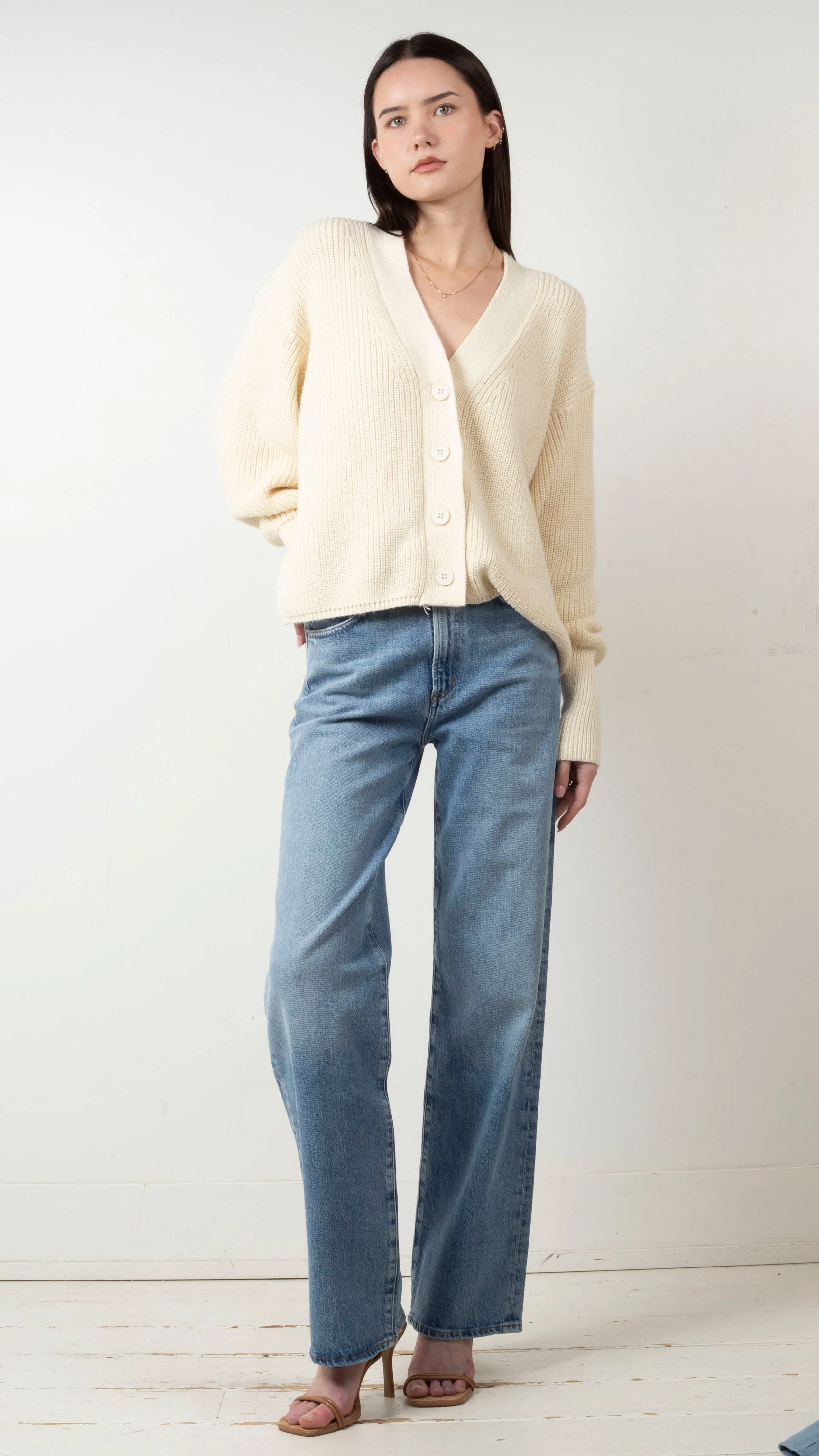 Asa Classic Cardigan - Ivory