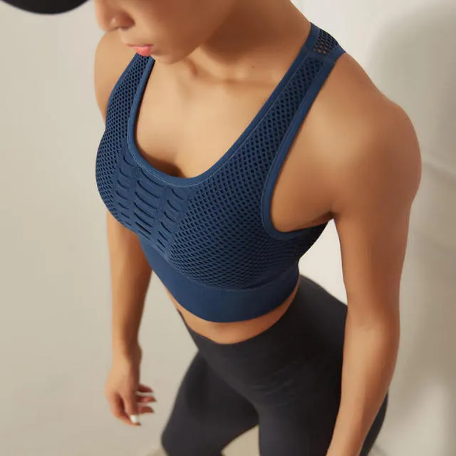 Ashore Shop Womens Running Racerback Yoga Sports Bra Top