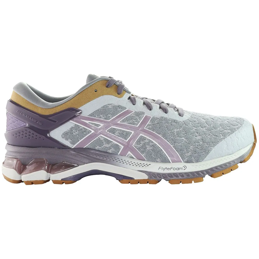 Asics Gel-Kayano 26 Womens Grey Running Trainers