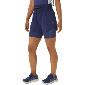 Asics Nagino 4In Run Short Women Blue   