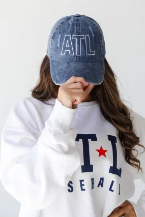 ATL Distressed Embroidered Hat