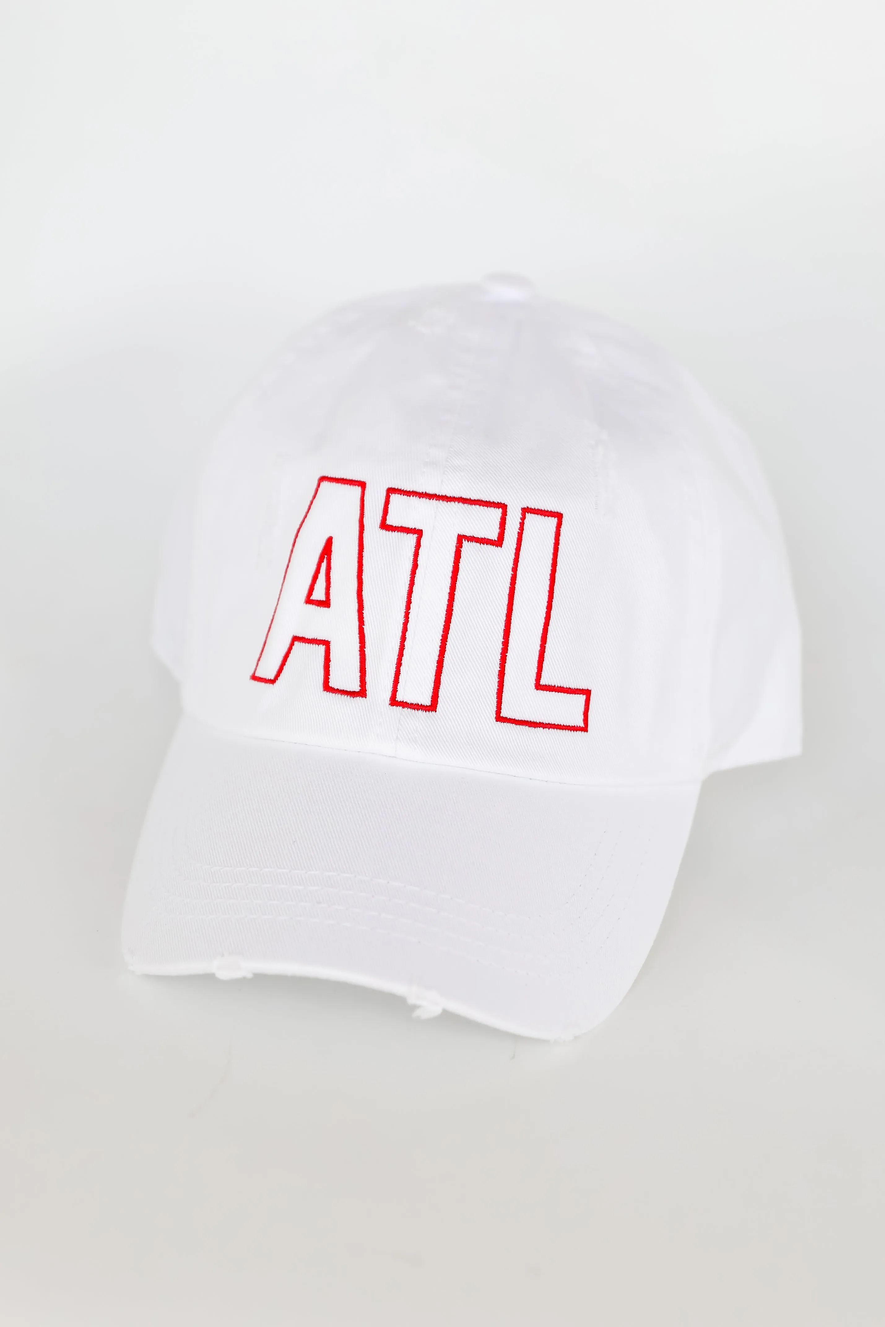 ATL Distressed Embroidered Hat