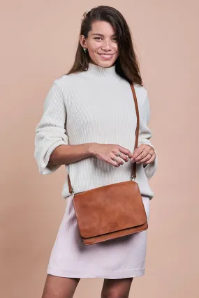 audrey cognac classic leather