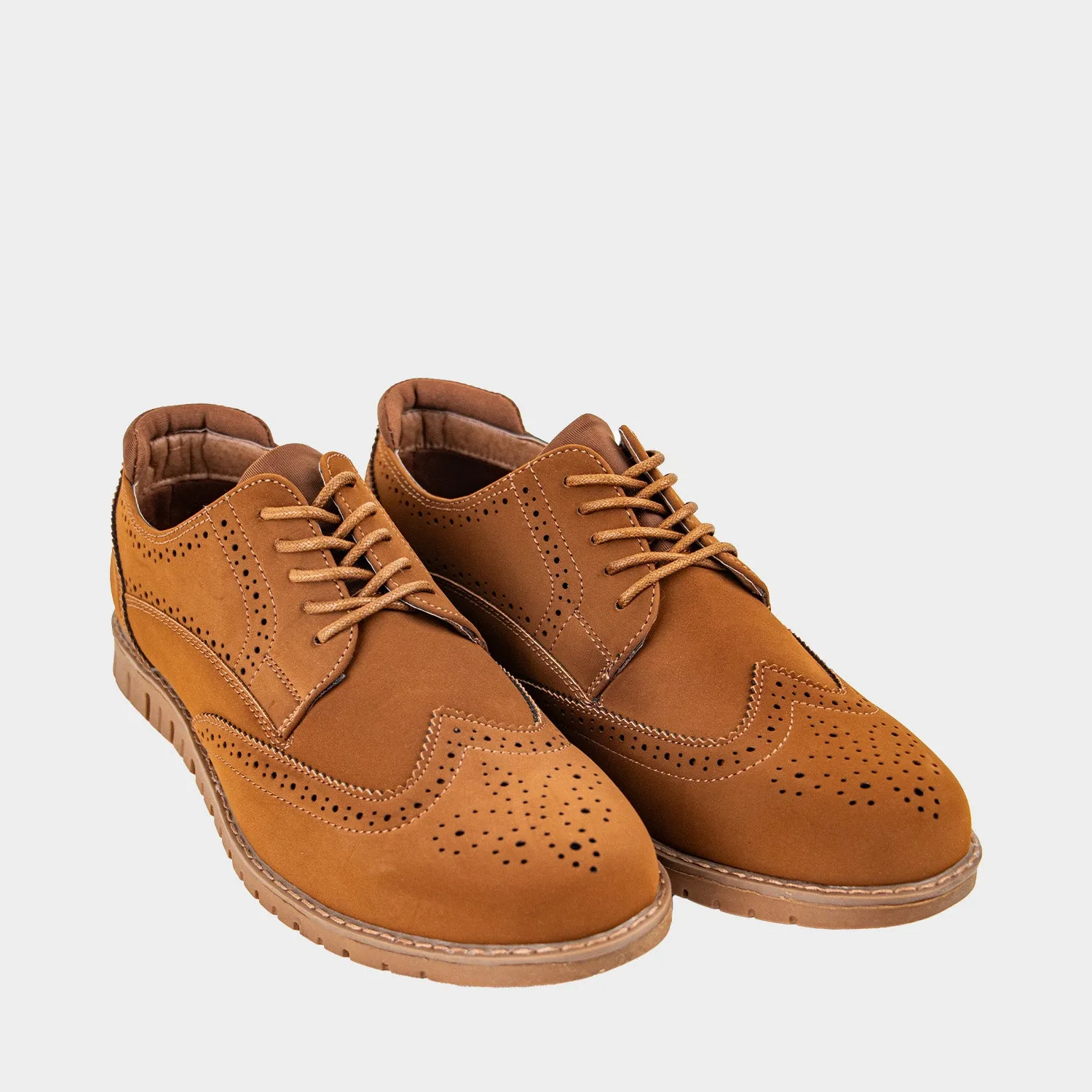 Bale Wingtip Lace Up Calzado Casual Para Hombre