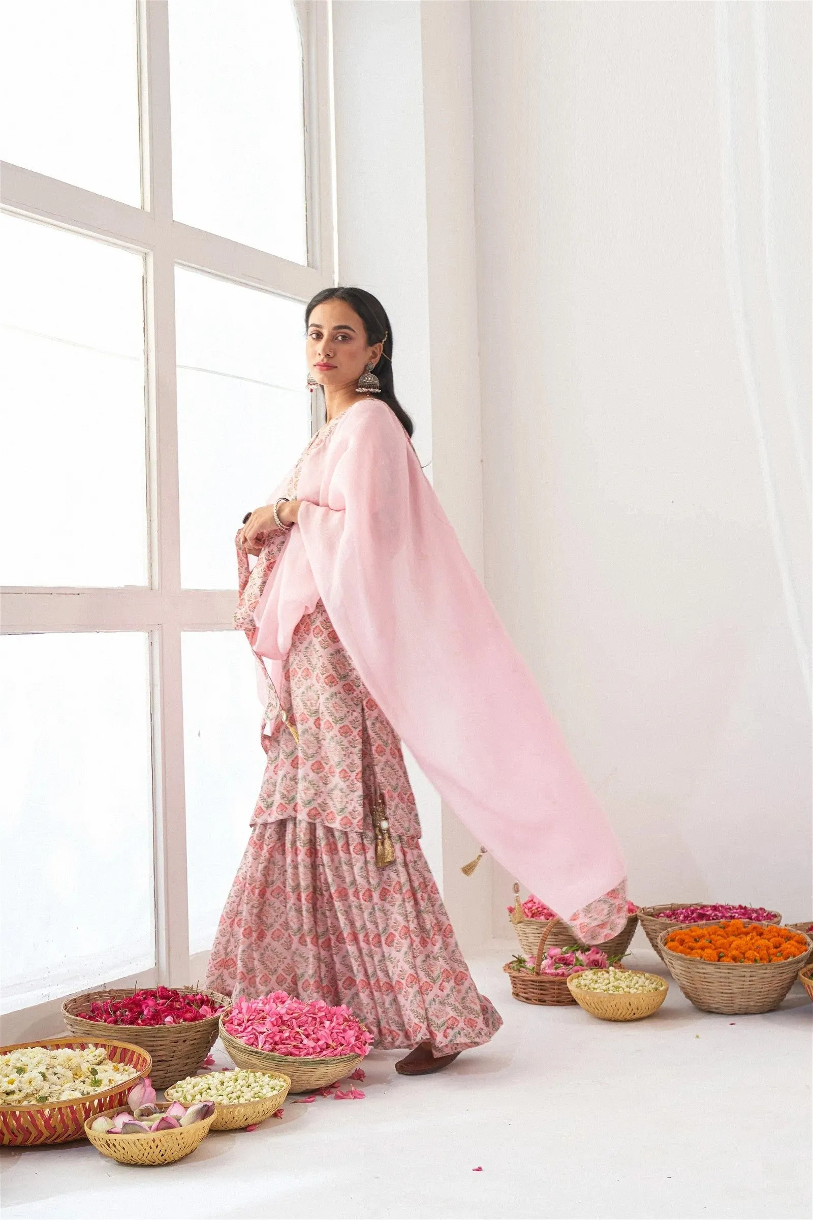 Bbay Pink Masleen Designer Salwar Suit For Women