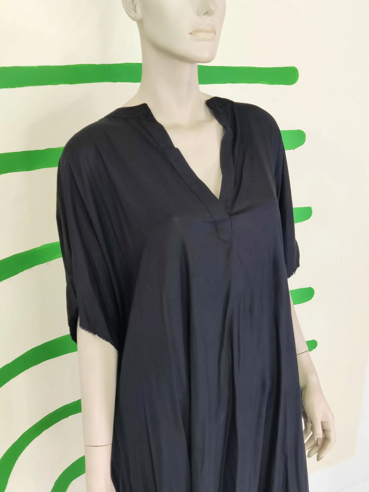 Black Cotton Coverup