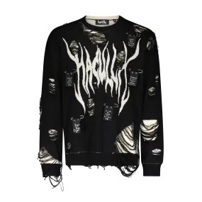 BLAZIN DISTRESSED HACULLA SWEATER