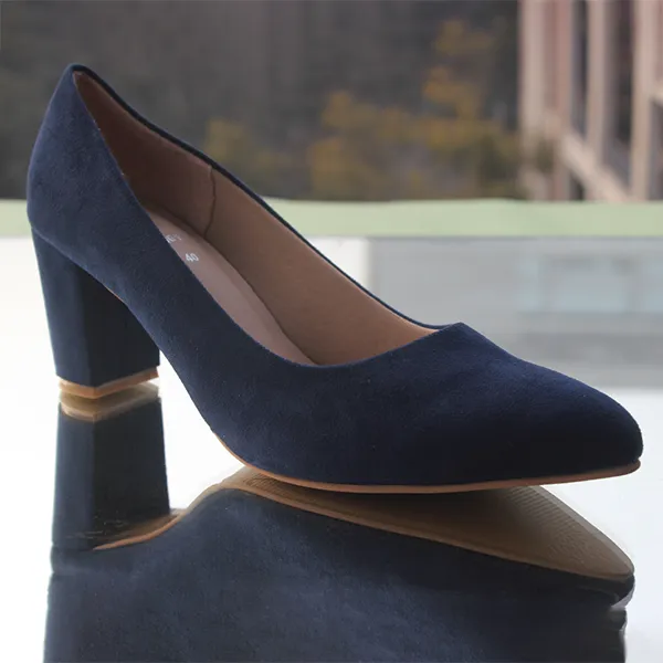 Blue Heel Pumps for women