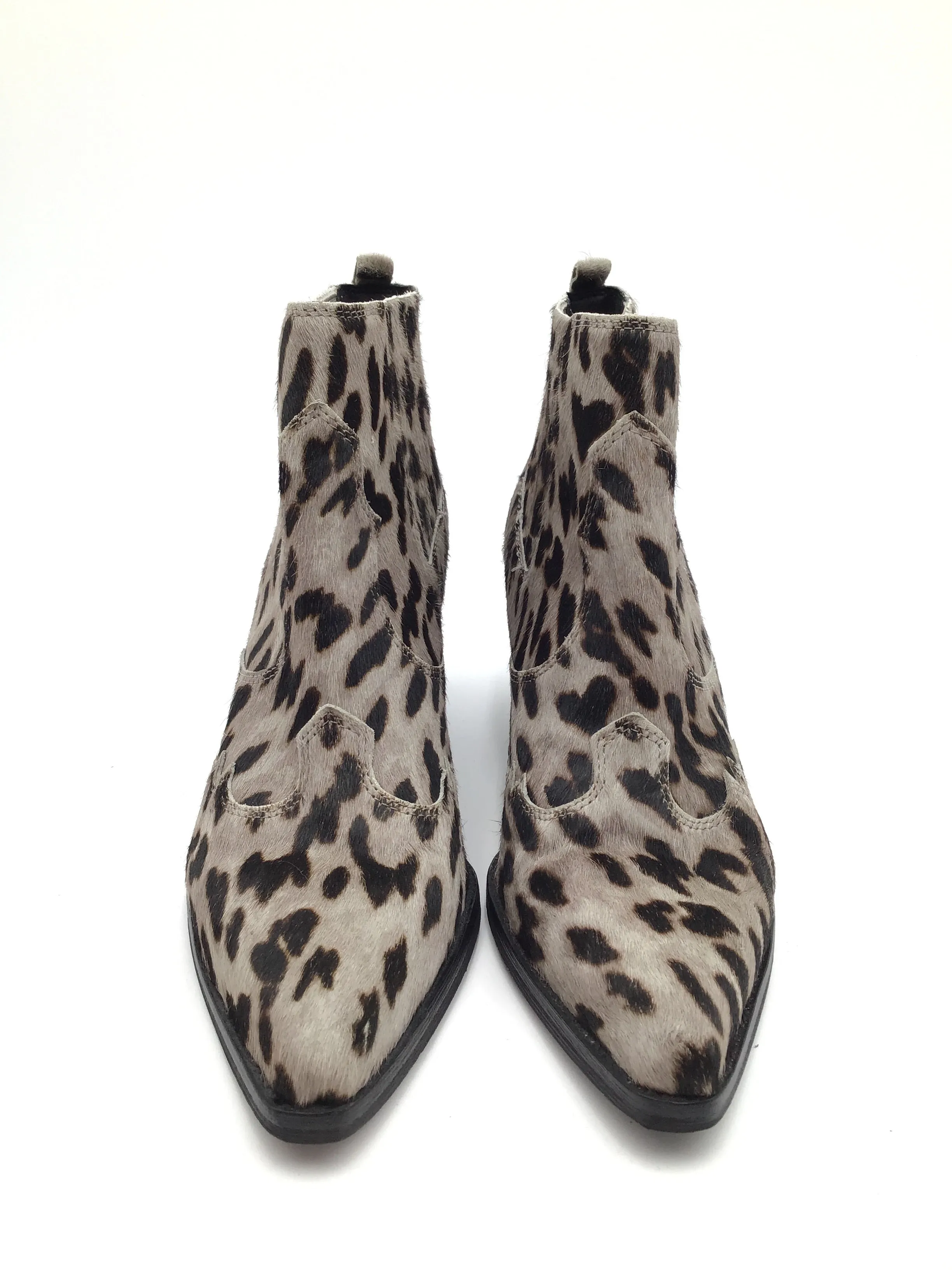 Boots Ankle Heels By Sam Edelman In Animal Print, Size: 8.5