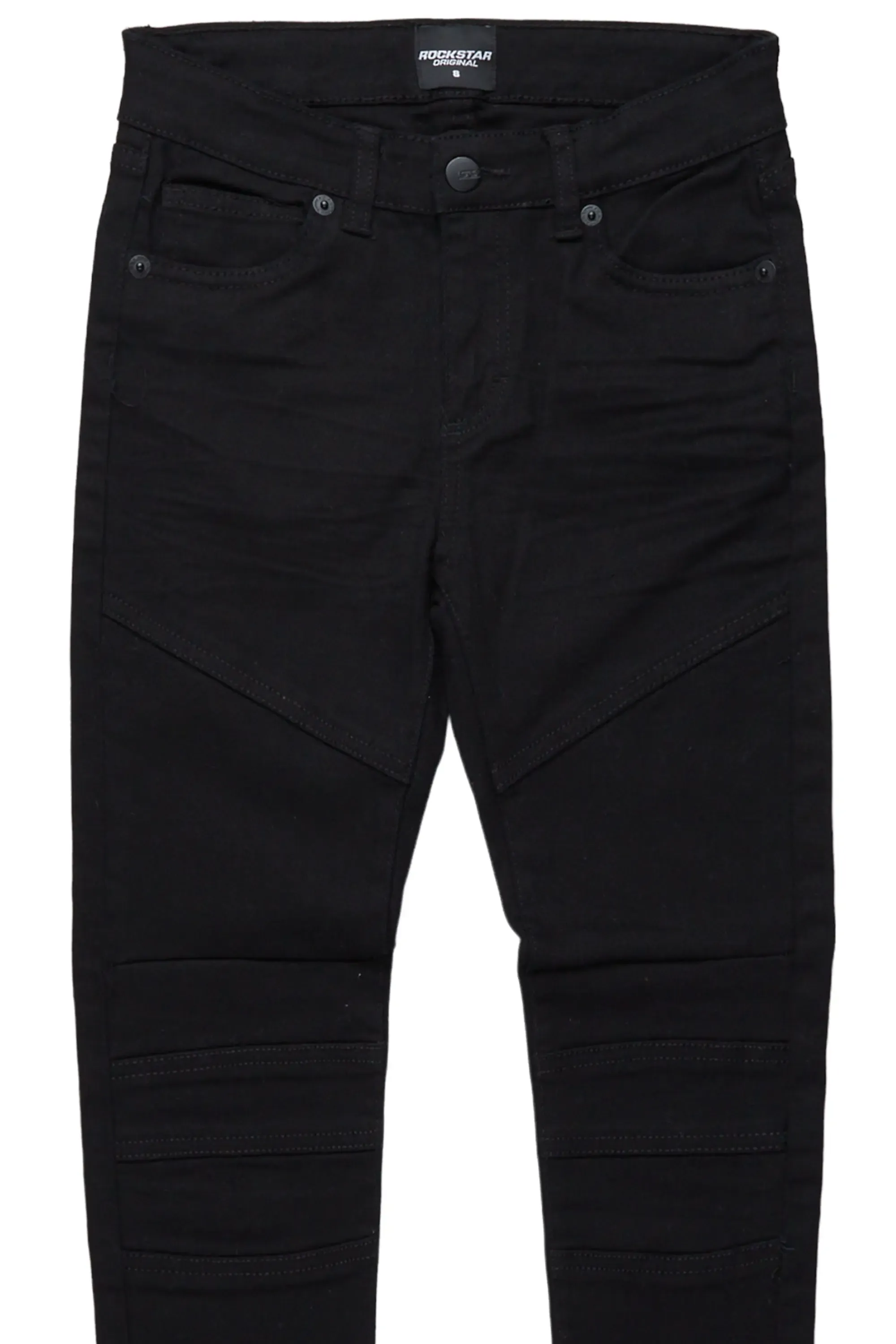 Boys Qito Black Biker Jean