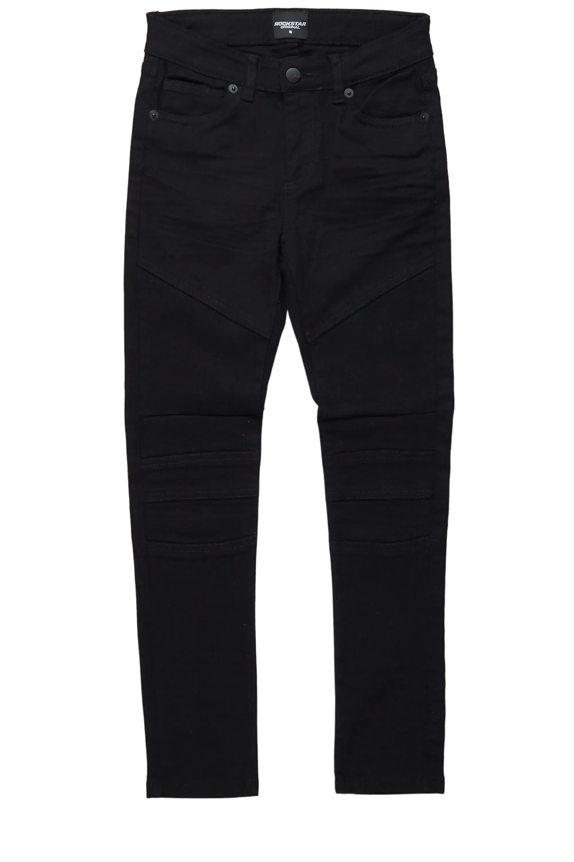 Boys Qito Black Biker Jean