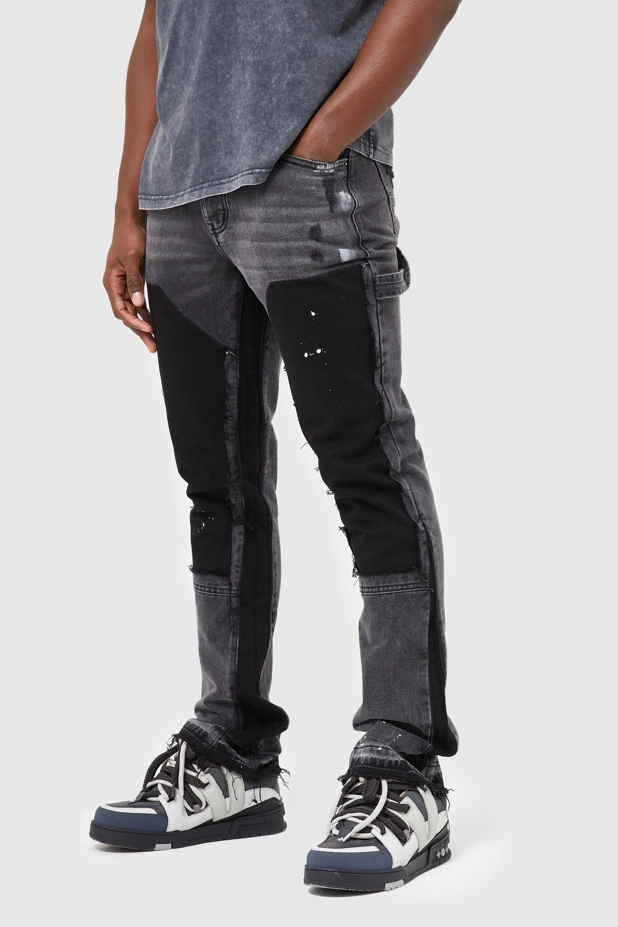 CARP FLARE JEAN - CHARCOAL