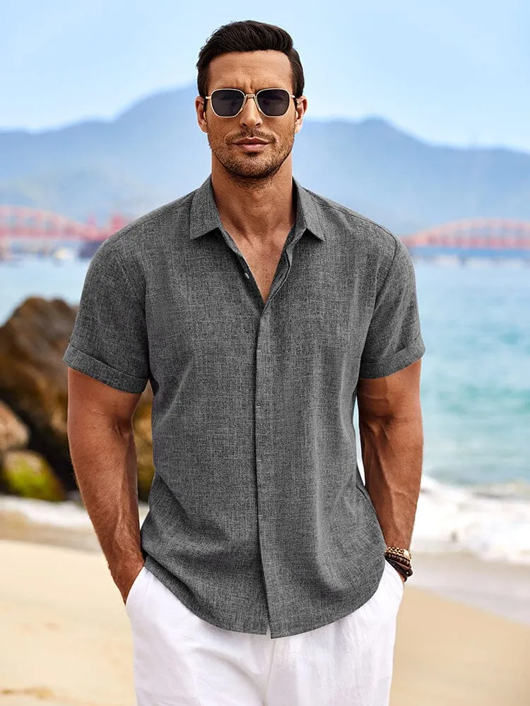 Casual Linen Skin-friendly Shirts (US Only)