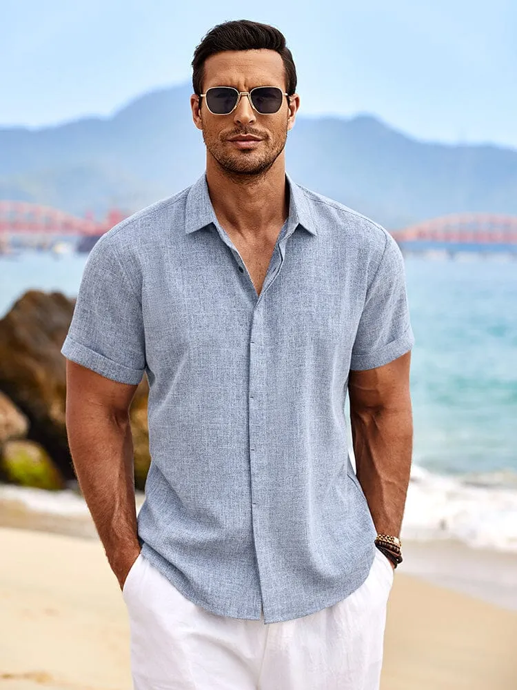 Casual Linen Skin-friendly Shirts (US Only)