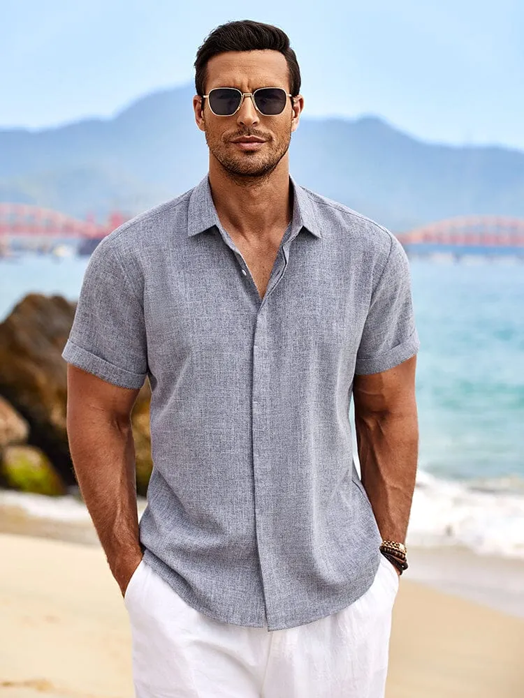 Casual Linen Skin-friendly Shirts (US Only)