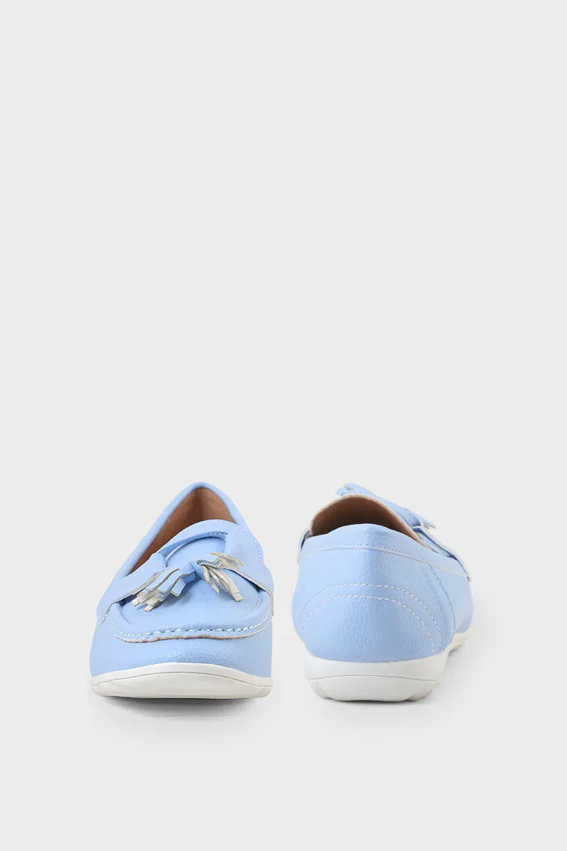 Casual Moccasin I41457-Ice Blue