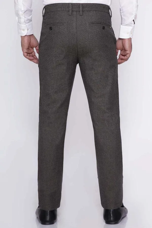 CASUAL PANT CROSS POCKET SLIM FIT GREY BLACK