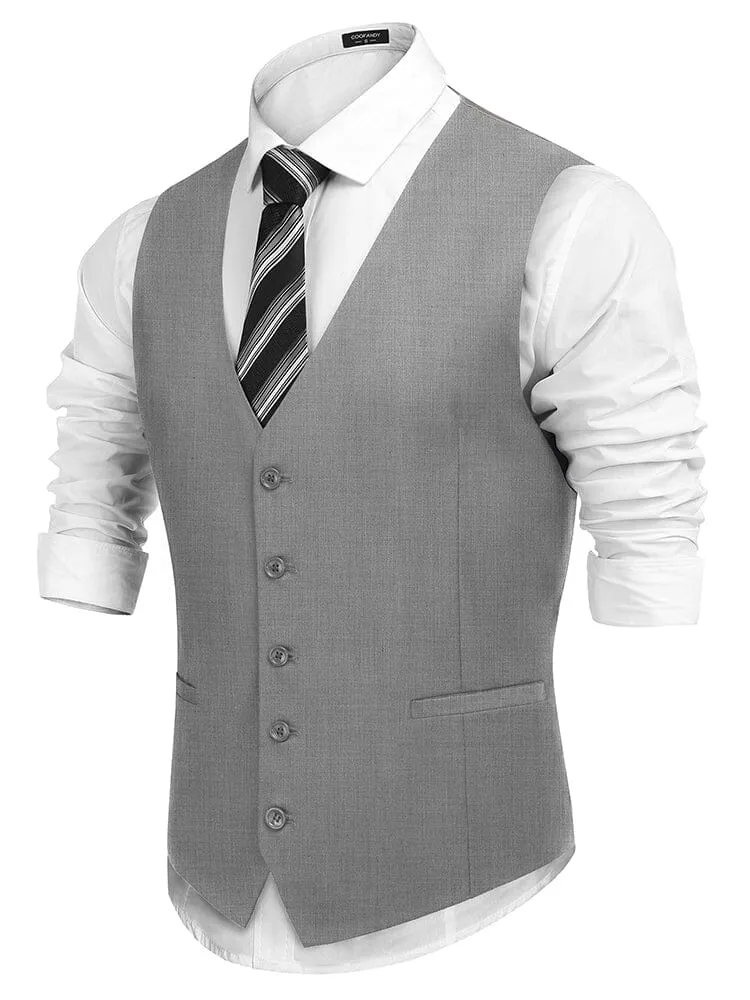 Casual Slim Fit Suit Vest (US Only)