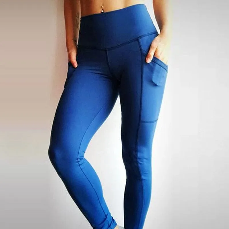 Cheeky Ankle length Yoga Pants with Pocket S-XL- 6 Colors