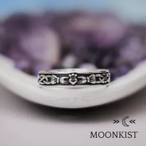 Claddagh Wedding Band for Women | Moonkist Designs