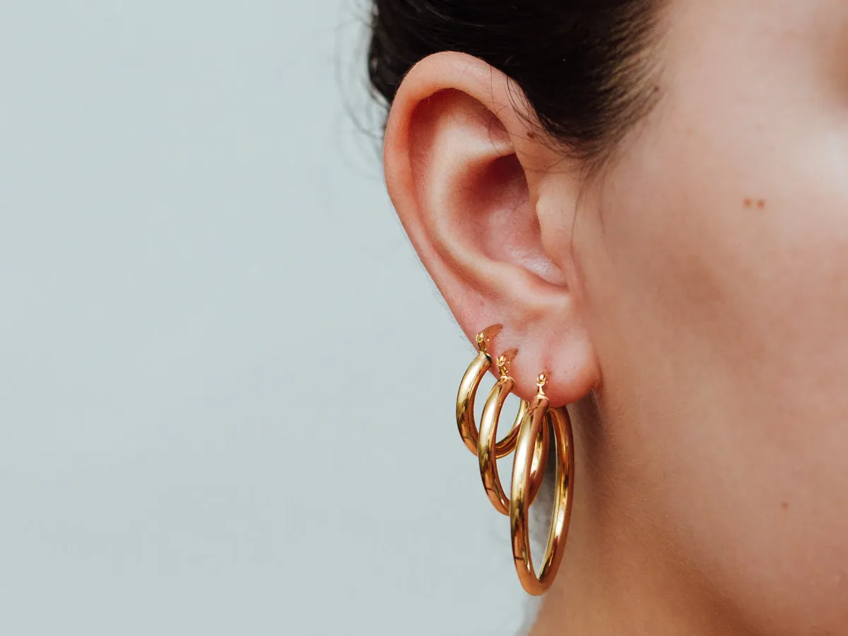 Classic Gold Filled Hoops