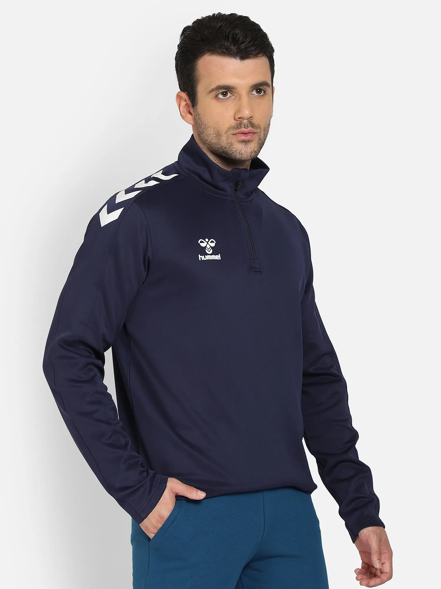 Core Xk Men Polyester Blue Sweatshirt