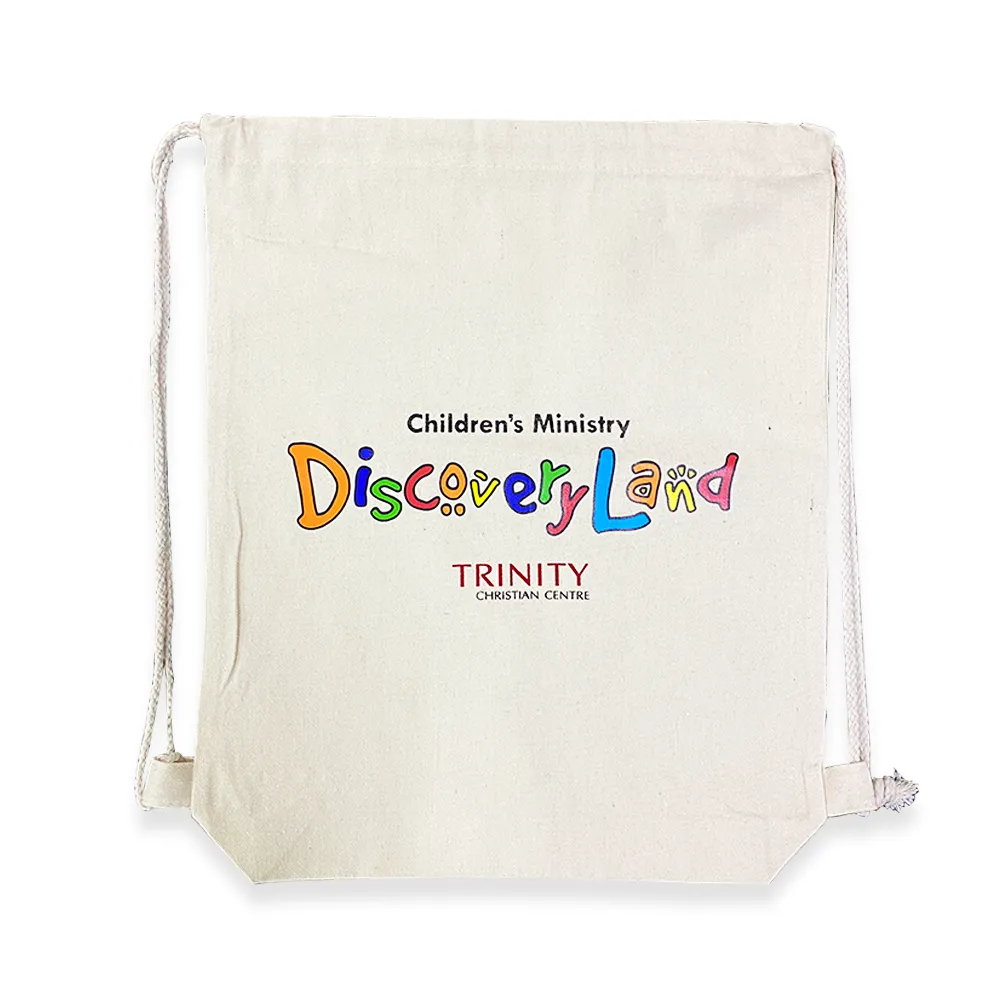 Cotton Canvas Drawstring Bag