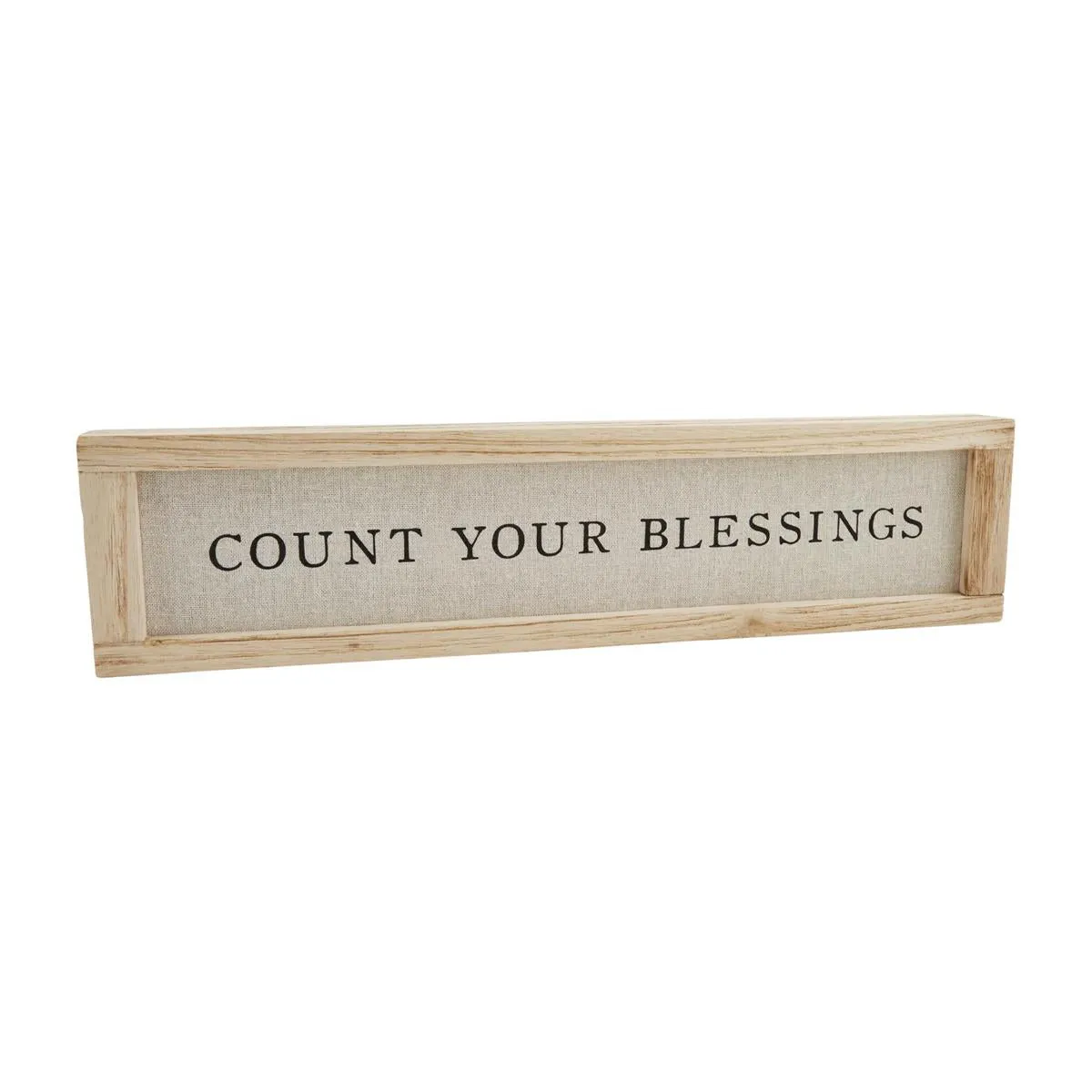 Count Distressed Plaque