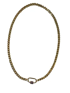 Cuban Classic Lock Necklace