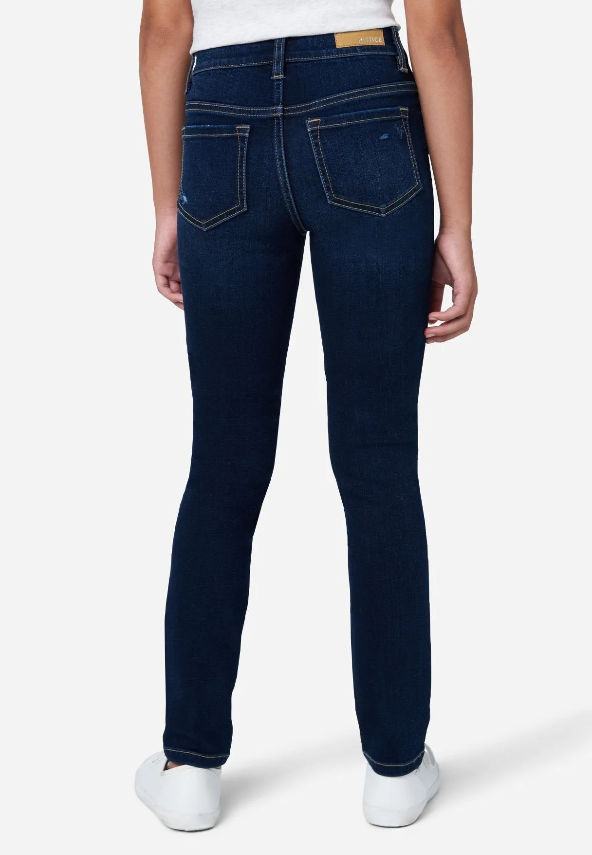 Destructed High-Rise Jean Leggings