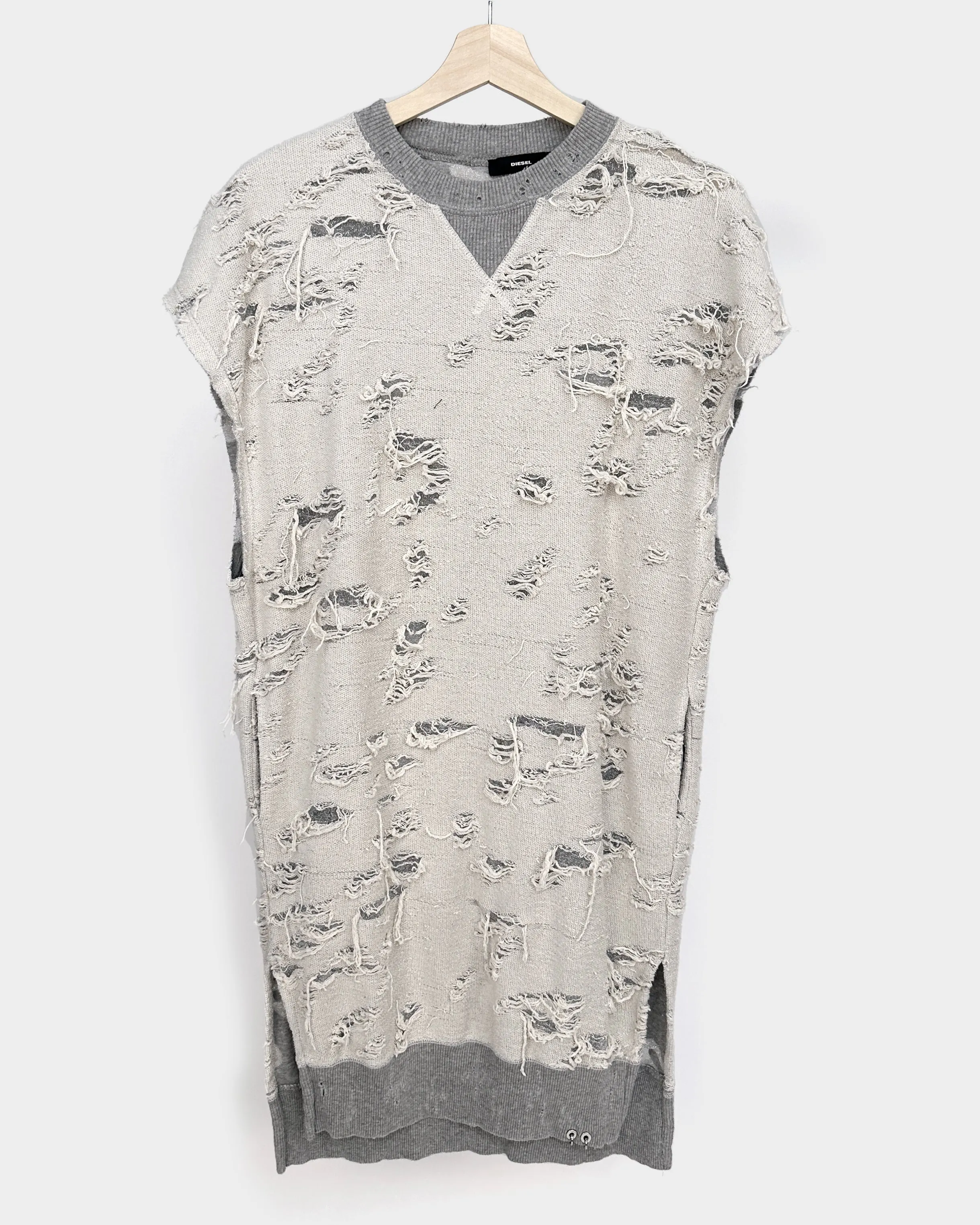 Diesel Sleeveless Distressed Dress 2000's