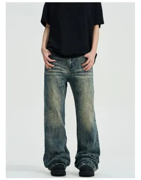 Distressed Cat Whisker Jeans