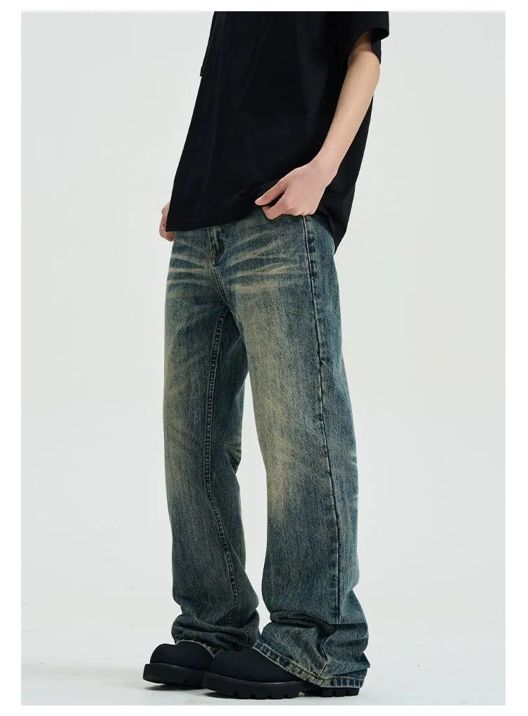 Distressed Cat Whisker Jeans