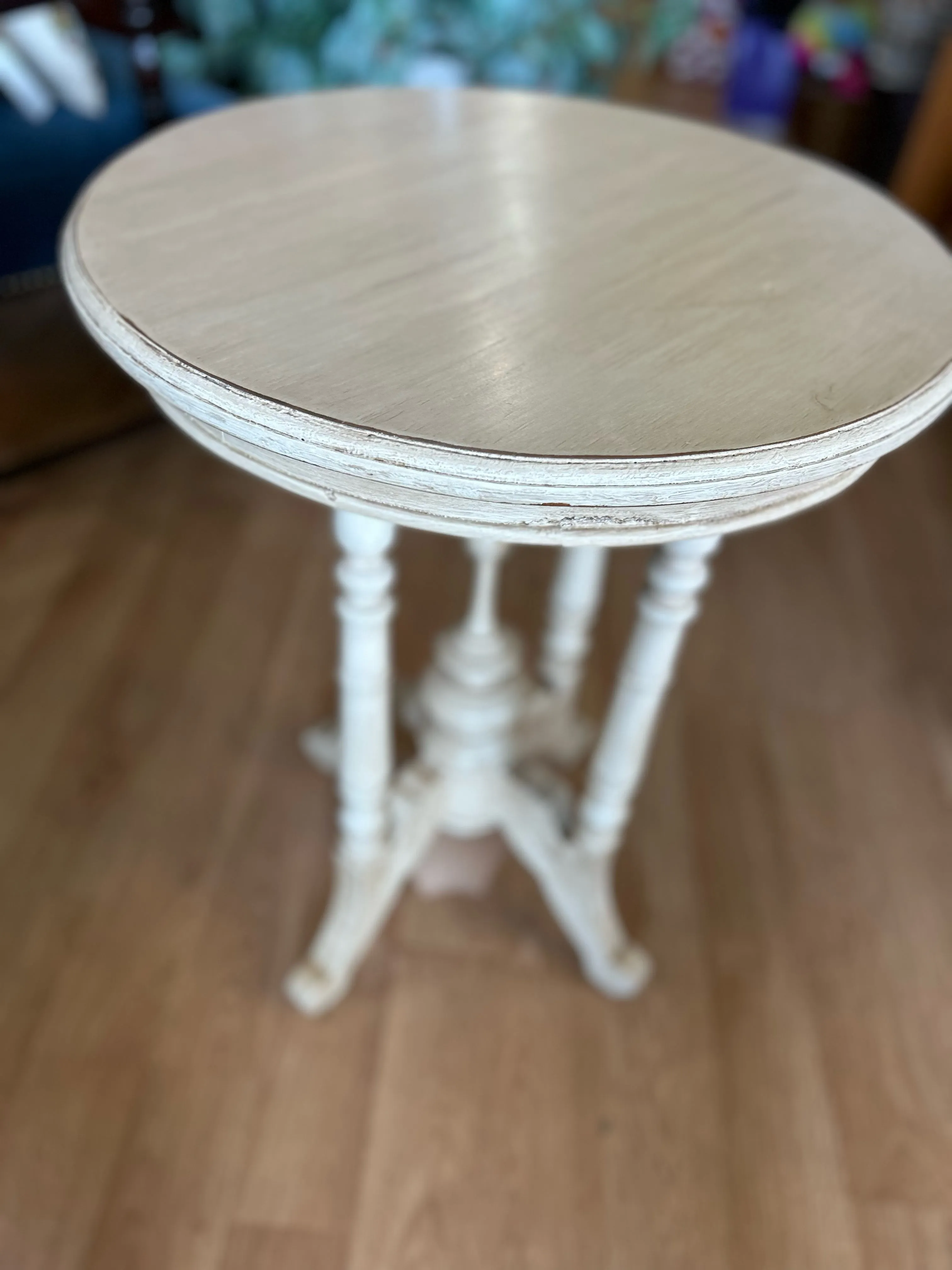 Distressed End Table