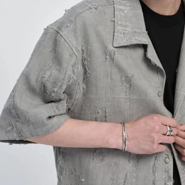 Distressed Texture Shirt