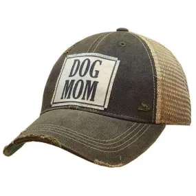 Dog Mom Distressed Trucker Cap